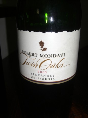 Robert Mondavi Twin Oak – Zinfandel 2005 