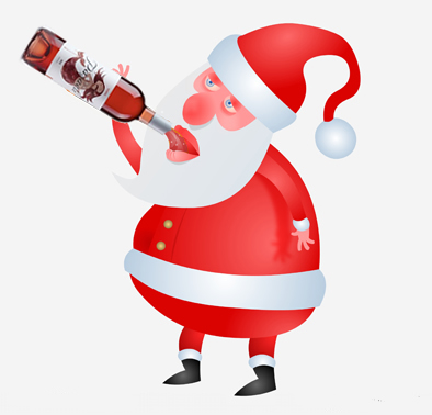 Noel Baba bile Paşaeli içiyor :)